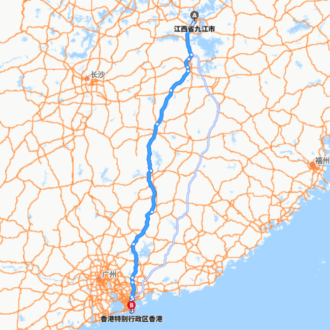 九江-香港