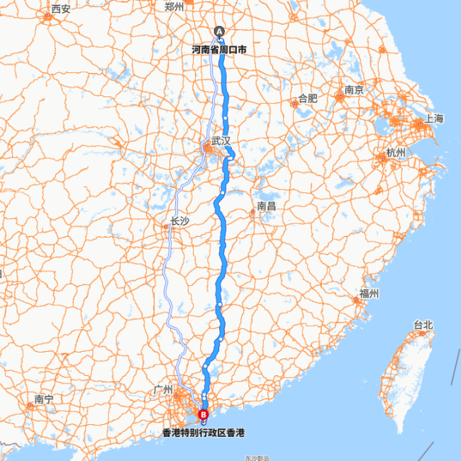 周口-香港