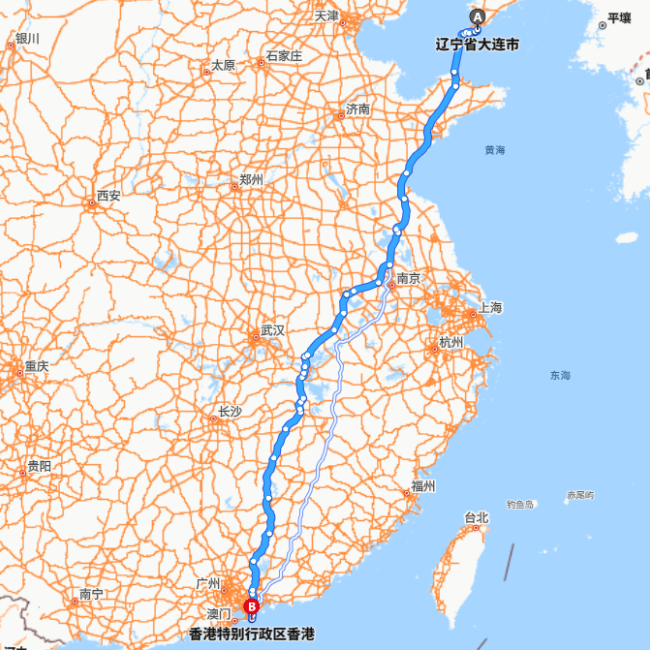 大连-香港