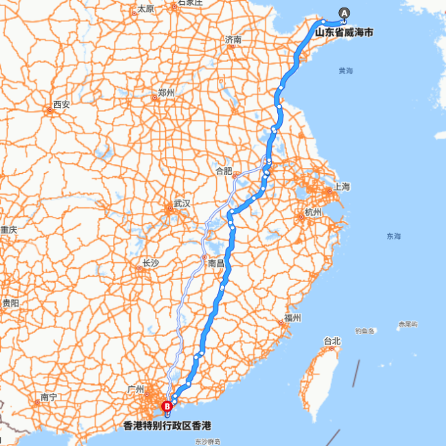威海-香港