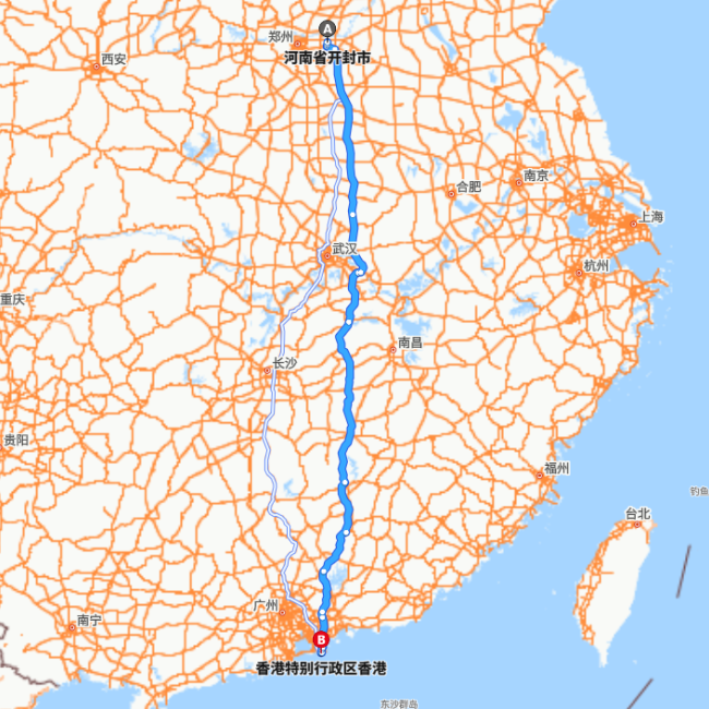 开封-香港