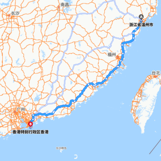 温州-香港