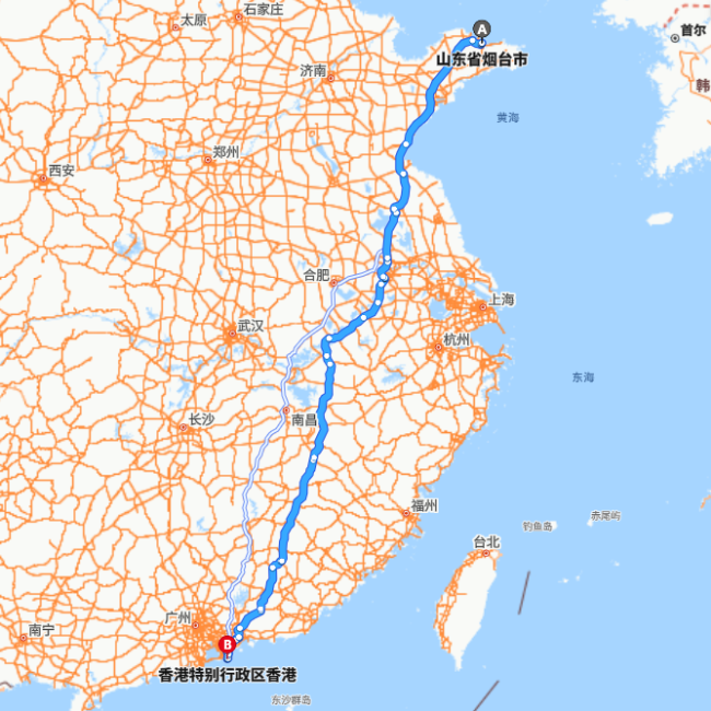 烟台-香港