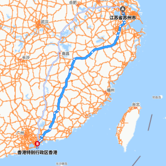 苏州-香港