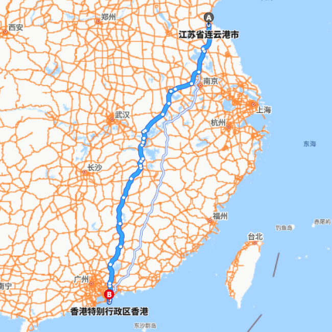 连云港-香港