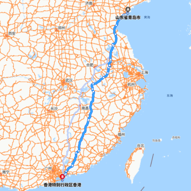 青岛-香港